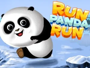 Rennende panda-runs